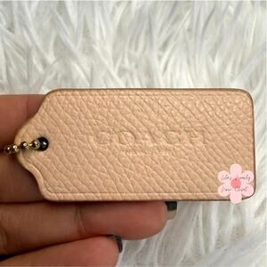 2" COACH Fob Bag Charm Hang tag Hangtag